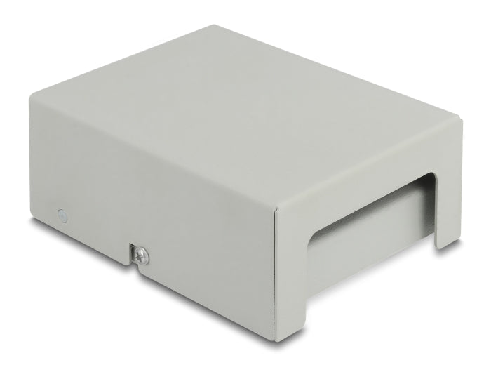 Delock Keystone Patchpanel 4 Port grau