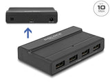 Delock Externer USB 4 Port Hub mit 10 Gbps