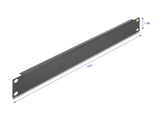 Delock 19″ Netzwerkschrank Blindabdeckung 1 HE schwarz