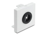 Delock Easy 45 Kabeldurchführung rund Ø 14 mm weiß / schwarz
