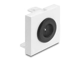 Delock Easy 45 Kabeldurchführung rund Ø 16 mm weiß / schwarz
