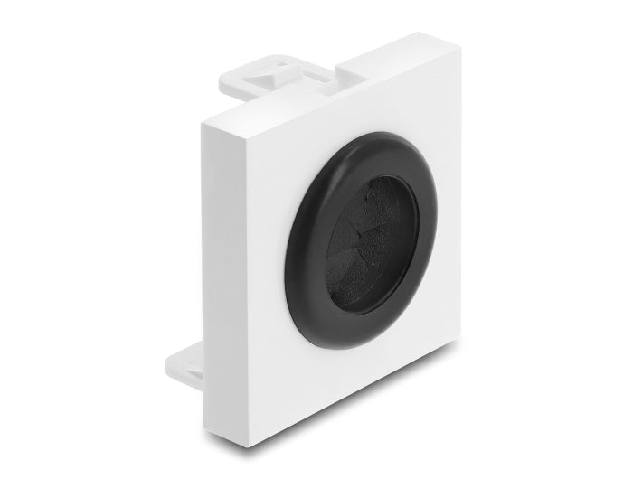 Delock Easy 45 Kabeldurchführung rund Ø 21 mm weiß / schwarz