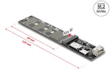 Delock OCuLink zu M.2 Key M NVMe SSD Konverter