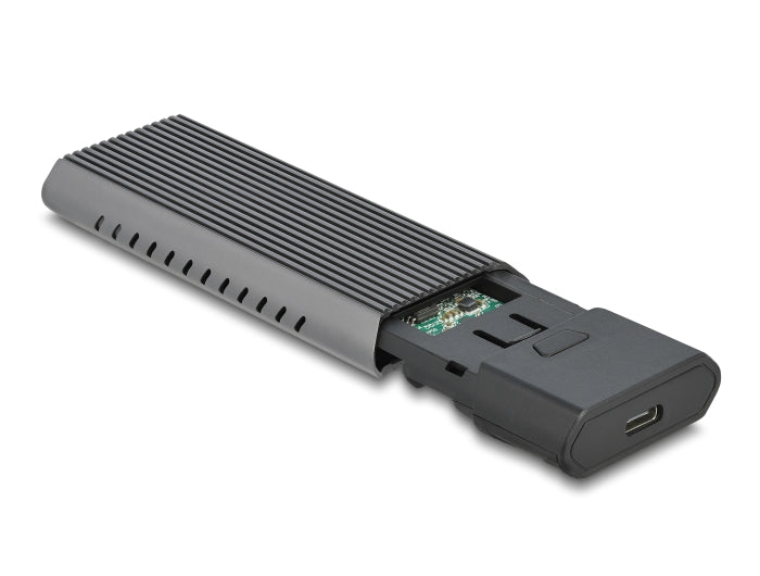 Delock Externes USB Type-C™ Combo Gehäuse für M.2 NVMe PCIe oder SATA SSD - werkzeugfrei