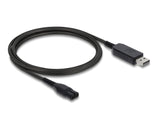 Delock USB Ladekabel 4,3 V für Elektrorasierer kompatibel mit Philips OneBlade 360 Face + Body - Rasierer Ladegerät Ersatzkabel 1 m