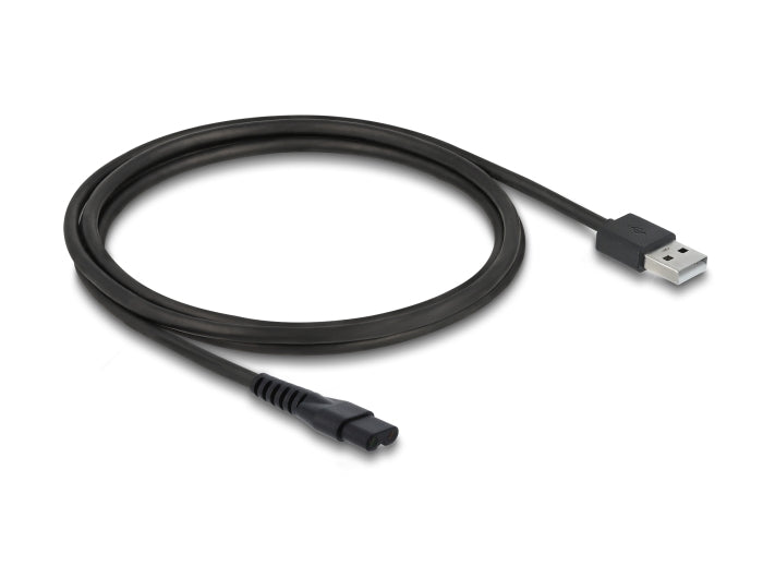 Delock USB Ladekabel 5 V für Elektrorasierer kompatibel mit MANSCAPED 2.0 / 3.0 Serie - Rasierer Ladegerät Ersatzkabel 1,2 m