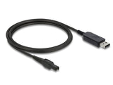 Delock USB Ladekabel 15 V für Elektrorasierer kompatibel mit Philips OneBlade Pro 360 HQ7 HQ8 HQ9 Serie - Rasierer Ladegerät Ersatzkabel 1 m