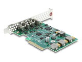 Delock PCI Express x4 Karte zu 4 x USB Type-C™ 10 Gbps - Low Profile Formfaktor