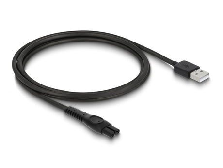 Delock USB Ladekabel 5 V für Elektrorasierer kompatibel mit Philips QP2724, QP2834, QP1924, MG9520 Serie - Rasierer Ladegerät Ersatzkabel 1 m - Ansicht 2