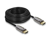 Delock Aktives Optisches Kabel DisplayPort 2.1 8K 60 Hz 40 Gbps 15 m