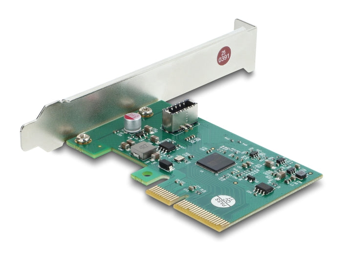 Delock PCI Express x4 Karte zu 1 x intern USB 20 Gbps Typ-E Key A - Low Profile Formfaktor
