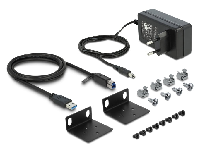 Delock 10″ Industrie Hub 10 x USB 3.2 Gen 1 Typ-A