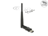 Delock USB 2.0 Dualband WLAN ac/a/b/g/n Stick 433 + 150 Mbps mit externer Antenne