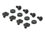 Delock 19″ Hutschienenpanel 1 HE schwarz