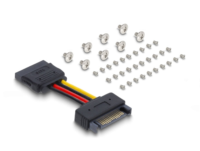 Delock 5.25″ Wechselrahmen für 8 x 2.5″ SATA oder SAS HDD / SSD mit Schloss