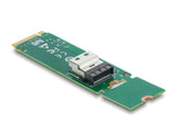 Delock M.2 Key M zu 1 x SFF-8654 4i Konverter