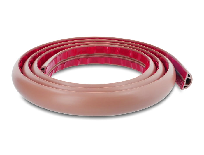 Delock Kabelkanal PVC flexibel 30 x 10 mm - Länge 2 m braun