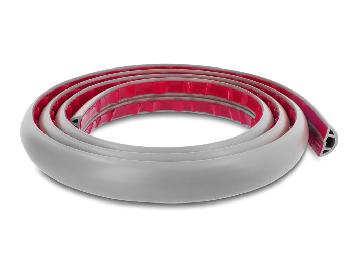 Delock Kabelkanal PVC flexibel 30 x 10 mm - Länge 2 m grau