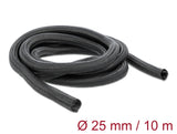 Delock Geflechtschlauch selbstschließend 10 m x 25 mm schwarz
