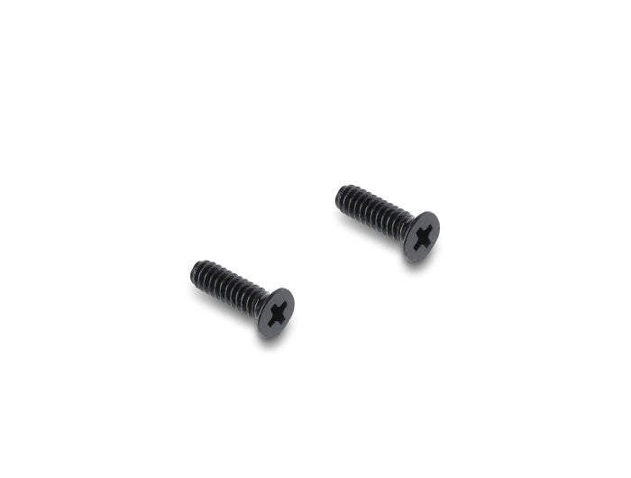Delock Panel Mount Cinch Buchse zu Cinch Buchse weiß / schwarz