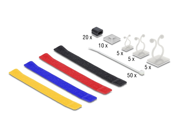 Delock Kabelmanagement Box Set 99-teilig