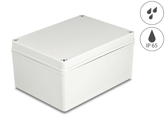 Delock Installationsgehäuse IP65 wasserdicht 200 x 150 x 100 mm grau
