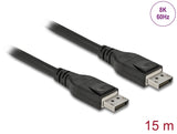 Delock Aktives DisplayPort Kabel 8K 60 Hz 15 m