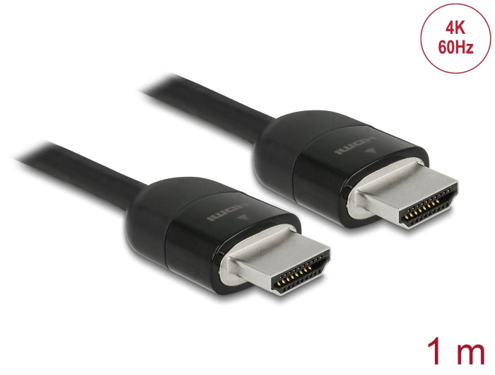 Delock Premium HDMI Kabel 4K 60 Hz 1 m