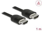 Delock Premium HDMI Kabel 4K 60 Hz 1 m