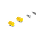 Delock Panel Mount ST Simplex Buchse zu ST Simplex Buchse silber / weiß
