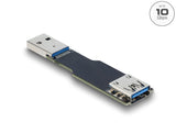 Delock USB 10 Gbps Adapter USB Typ-A Buchse zu Stecker gerade flach
