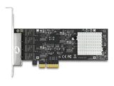 Delock PCI Express x4 Netzwerkkarte 2,5 Gigabit LAN 4 x RJ45 RTL8125