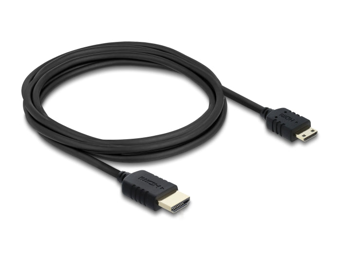 Delock Koaxiales High Speed HDMI Kabel HDMI Stecker zu Mini HDMI Stecker 8K 60 Hz 3 m
