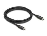 Delock Koaxiales USB 20 Gbps Kabel USB PD 3.0 60 W 3 m