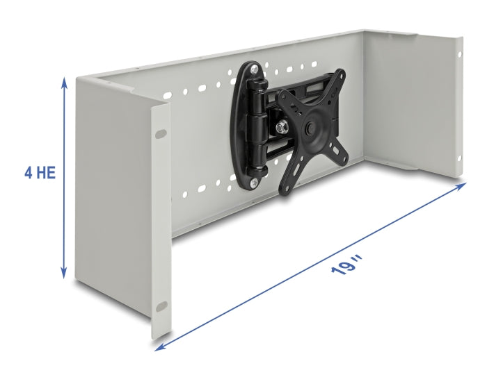 Delock 19″ Monitorarm grau
