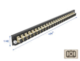 Delock 19″ LWL Spleißbox Frontblende 24 Port SC Simplex beige