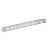 19" 1HE Blindplatte, perforiert, RAL7035  Stück