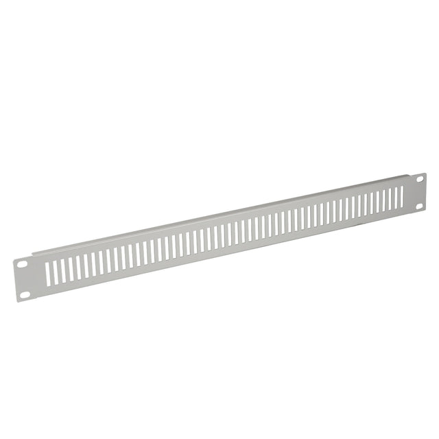 19" 1HE Blindplatte, perforiert, RAL7035  Stück