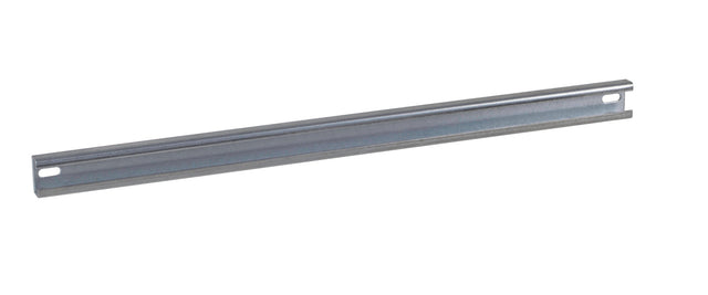 C-Profil zur 19" Montage, 483 x 30 x 15mm, Schlitzweite 16 mm, 2 x Montagelochung Stück