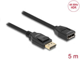 Delock DisplayPort 1.2 Verlängerungskabel 4K 60 Hz 5 m
