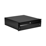 19" 3HE Tastatur-/Dokumentenschublade, abschließbar, RAL9005 Stück
