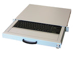 19" 1HE Tastaturschublade inkl. Tastatur DE + Touchpad USB, RAL7035 Stück