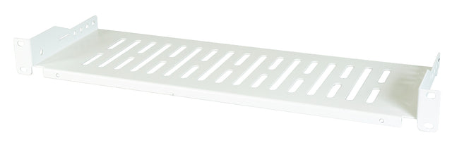 19" 1HE Fachboden, Tiefe 250 mm, Traglast 10 kg, RAL7035 - 691650GR.1B