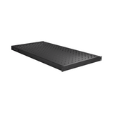 19" 1HE Fachboden fest, ET 950..1050 mm, 120 kg, ST 1200, RAL9005 Stück
