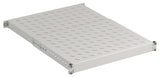 19" 1HE Schwerlast Fachboden, tiefenverst., 150 kg, ST 600, RAL7035 Stück