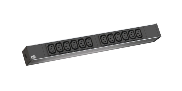 19" 1HE Steckdosenleiste 12 x C13, schwarz  Stück