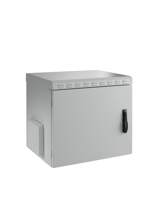 19" Wandgehäuse IP55, 7HE, Stahltür, Tiefe 600 mm, RAL7035 Stück