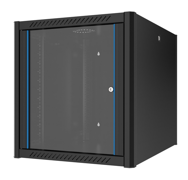19“ Wandgehäuse 20HE, Tiefe 800 mm, vormontiert, RAL9005 Stück