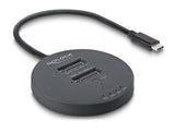 Delock USB 20 Gbps M.2 Dockingstation für 2 x M.2 NVMe PCIe SSD mit Klonfunktion