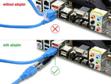 Delock USB 10 Gbps Adapter USB Typ-A Buchse zu Stecker gerade flach